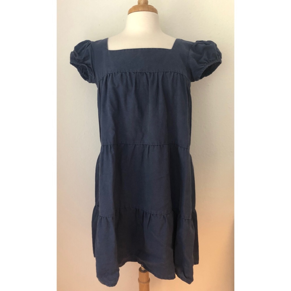 Iwona Ludyga Indigo Tiered Dress